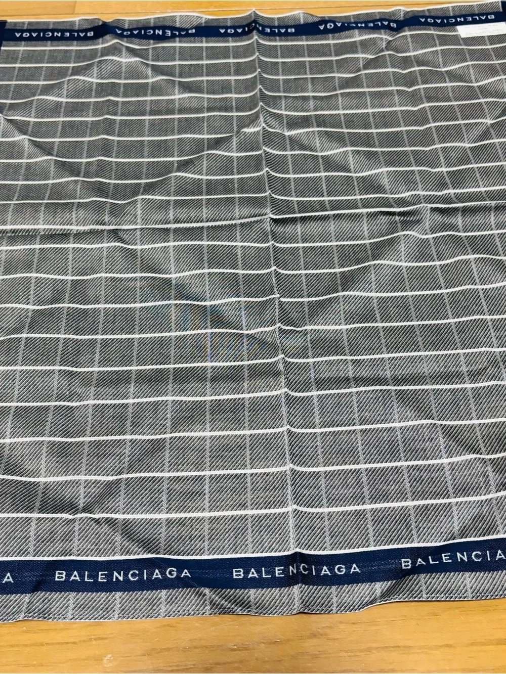 Balenciaga Paris Multicolor Unisex Handkerchief/Bandana/Scarf size 47cm 18.5”
